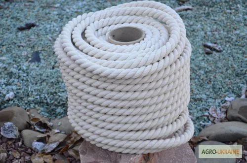 Канат хлопчатобумажный (х/б). Диаметр 8мм -50м - фото № 5