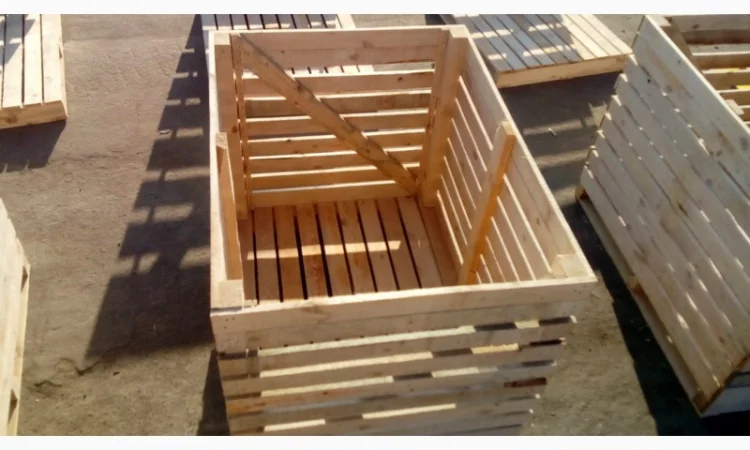 Дерев'яний контейнер для зберігання та транспортування - фото № 2