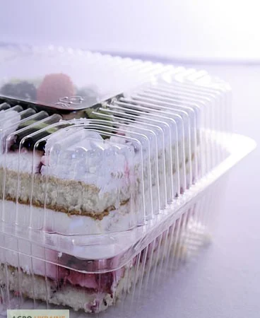 Прозрачные лотки для пирожных,  кондитерских изделий - фото № 1