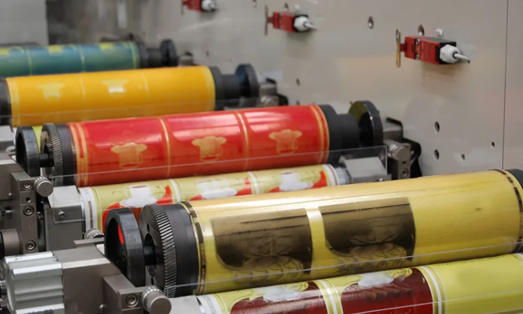 Нанесение печати, порезка, намотка полипропиленовой, полиэтиленовой пленок - фото № 4