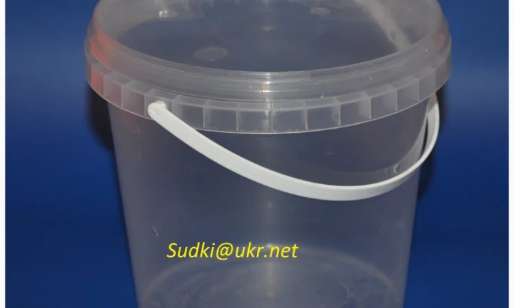 Ведро с крышкой 1л - фото № 1