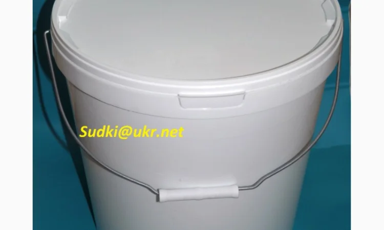 Ведро для меду 20 літрів з металевою ручкою - фото № 1