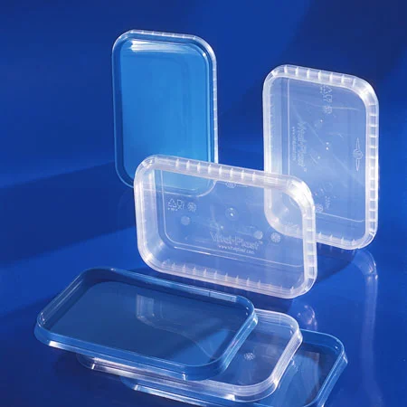 Ємність судок прямокутна 200 мл з кришкою - фото № 1