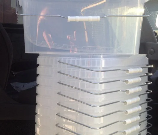 Пластиковое ведро прямоугольное 11 литров - фото № 1