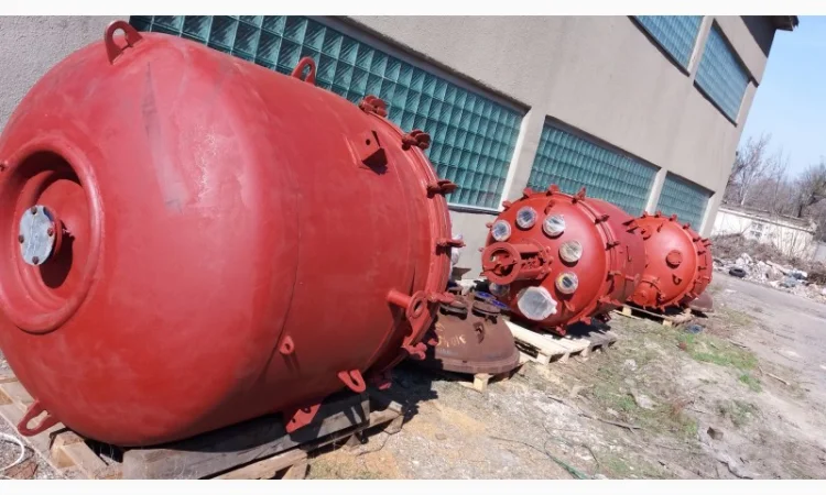 Эмалированный химический реактор 2,5 м³ - фото № 1