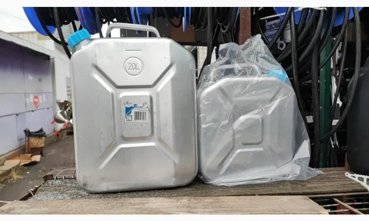 Канистра алюминиевая, н/ж и металлическая 5, 10, 20л - фото № 1