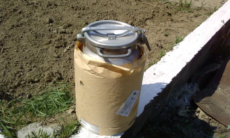 Бидон алюминиевый, н/ж 5-50л - фото № 1