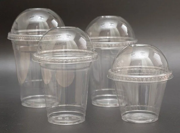 Одноразові купольні стакани з кришкою – 200мл, 300мл, 400мл, 500мл - фото № 1