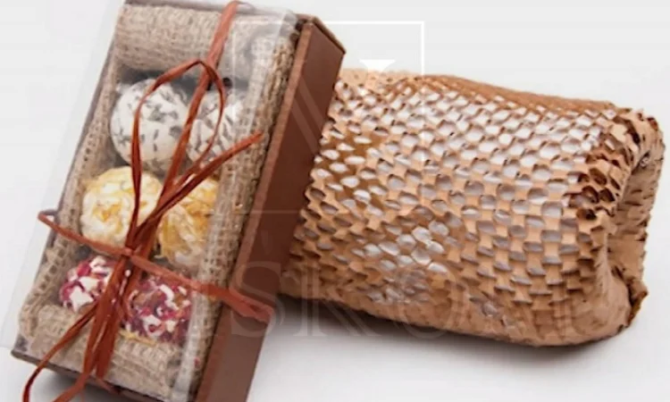 Cотовая крафт-бумага коричневая PaperPack, Рулон - 38 см х 250 м - фото № 1