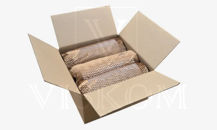 Cотовая крафт-бумага коричневая PaperPack, Рулон - 38 см х 250 м - фото № 3