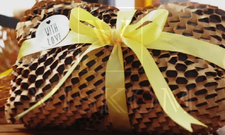 Упаковочная перфорированная сотовая крафт-бумага PaperPack 50 см х 100 м - фото № 5