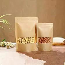 Дой-пак крафт з прозорим вікном - фото № 1