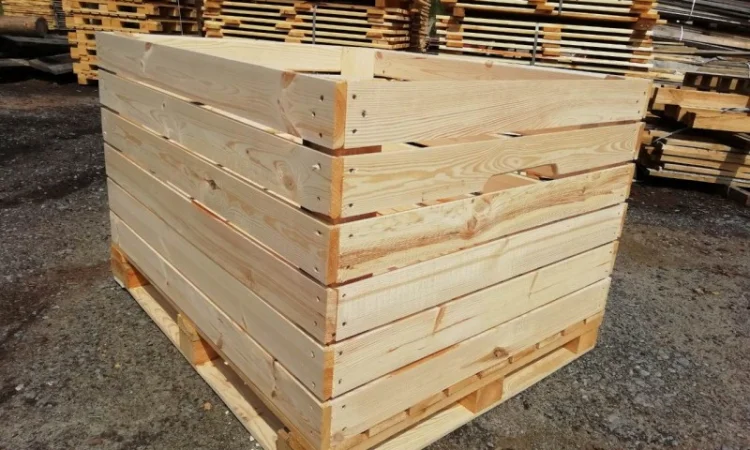 Продам євроконтейнера деревяні для яблук - фото № 3