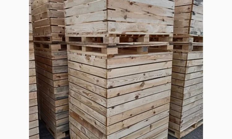 Продам євроконтейнера деревяні для яблук - фото № 2