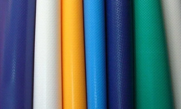 Плёнка ПВХ для тентов на прицепы. Цвет - на выбор. Плотность 450-650D - фото № 1