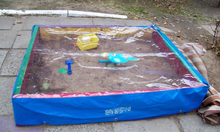 Тент на детскую песочницу - фото № 1