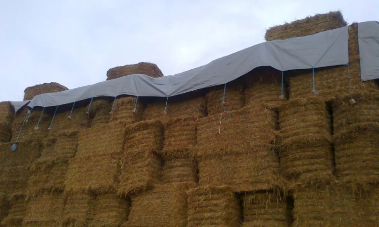 Тенты HAYCOVER S/B для защиты сена и зерна 15 х 20 - фото № 1