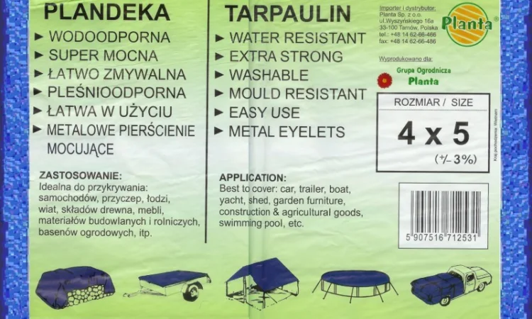 Тенты водостойкие с алюминиевыми люверсами (кольцами) для крепления. Большой выбор - фото № 3