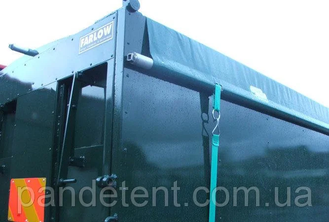 Тент накидка пвх на зерновоз фурнитура:кольца, ремень, скобы, эспандер - фото № 1