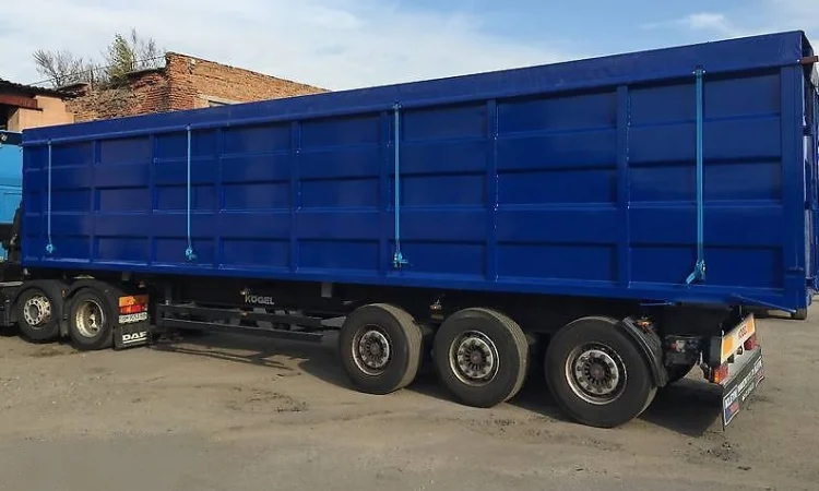 Тенты ПВХ на зерновозы, самосвалы, прицепы, полуприцепы с кольцами с бесплатной доставкой - фото № 4