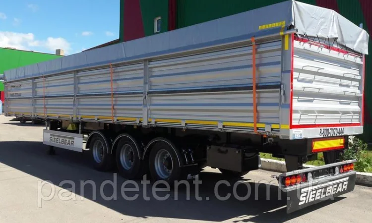 Тент ПВХ 110грн/м2 БЕЗ ПРЕДОПЛАТЫ на полуприцеп зерновоз под заказ - фото № 5