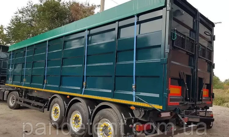 Тент ПВХ 110грн/м2 БЕЗ ПРЕДОПЛАТЫ на полуприцеп зерновоз под заказ - фото № 7