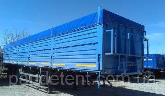 Накидка на КАМАЗ зерновоз из пвх ткани 5, 4м х 3, 1м - фото № 5