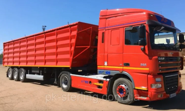 Тент ПВХ на прицеп самосвал, зерновоз под заказ из ткани ПВХ - фото № 6