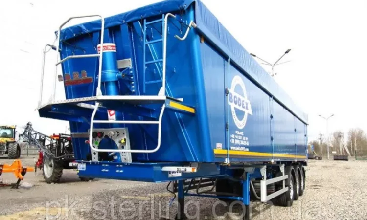 Тент на полуприцеп зерновоз, самосвал, кузов, борт из ткани ПВХ Германия - фото № 1