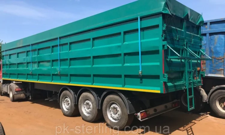 Тент ПВХ под заказ на зерновоз, самосвал, полуприцеп-ткань ПВХ Германия - фото № 5