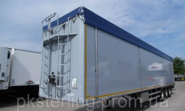 Тент ПВХ накидка на зерновоз, полог на самосвал под трубу с кольцами - фото № 5