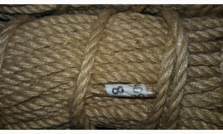 Канат джутовый 8 мм-50м - фото № 1