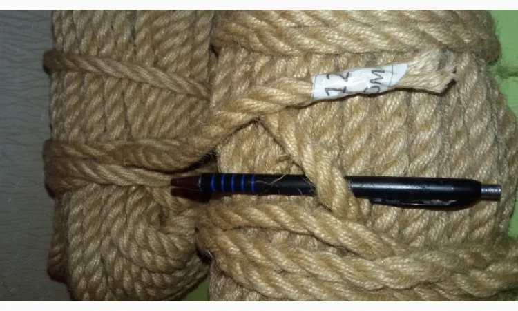 Канат джутовый 8 мм-50м - фото № 3