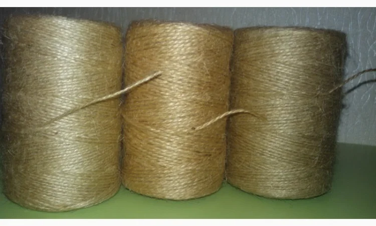 Шпагат джутовой 200, 400, 600грам, 1кг - фото № 1