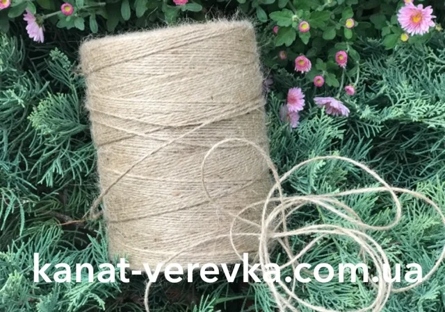 Джутовый шпагат 1 кг - фото № 4