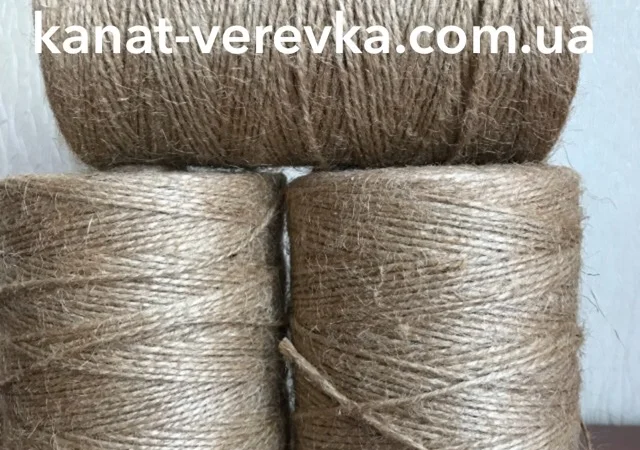 Джутовый шпагат 1 кг - фото № 3