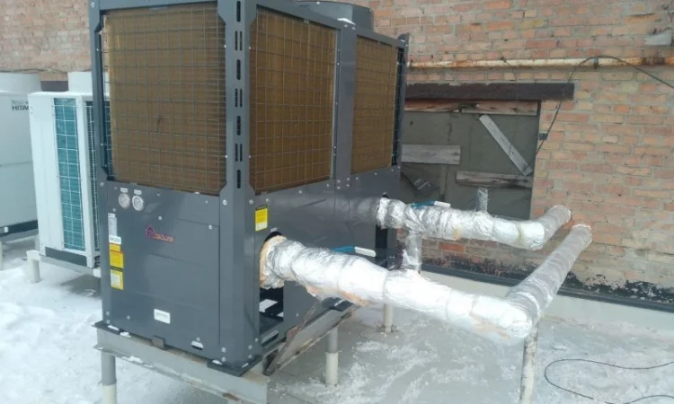 Тепловий насос повітря-вода 180 квт. опалювальна площа до 2500 кв.м - фото № 1