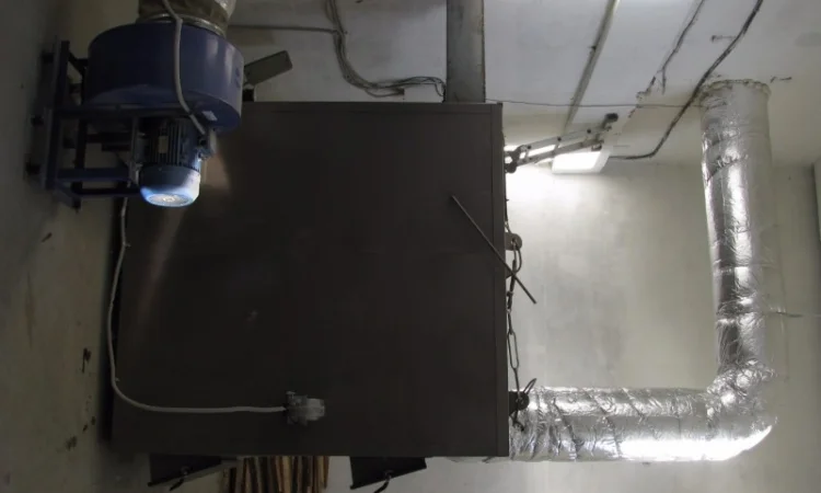 Пиролизный котел воздушного отопления КFPV-200 от производителя - фото № 3