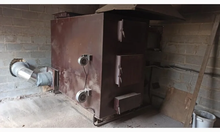 Твердопаливний котел повітряного опаленння КФВ-300 - фото № 1