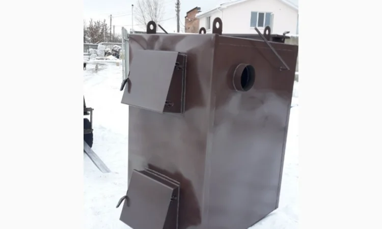 Пиролизный котел воздушного отопления 50 кВт от производителя - фото № 1