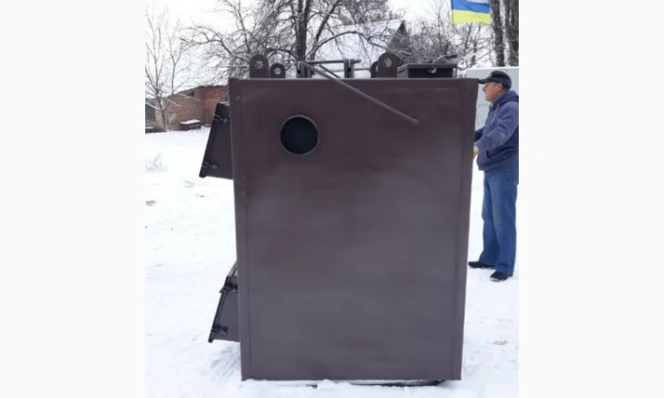 Пиролизный котел воздушного отопления 50 кВт от производителя - фото № 2