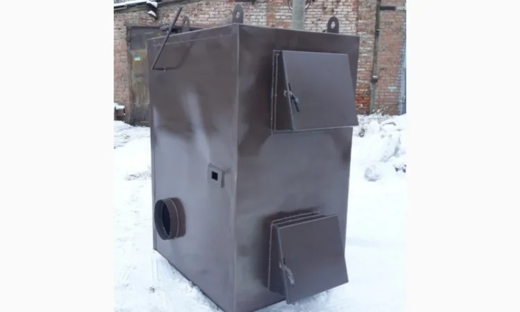 Пиролизный котел воздушного отопления 50 кВт от производителя - фото № 4