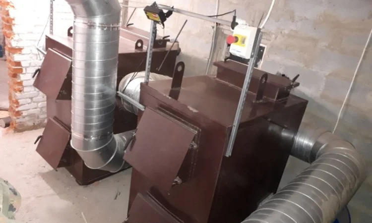 Пиролизный котел воздушного отопления 50 кВт от производителя - фото № 7