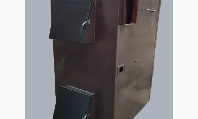 Твердотопливный пиролизный котел серии KFPV-100 от производителя - фото № 1