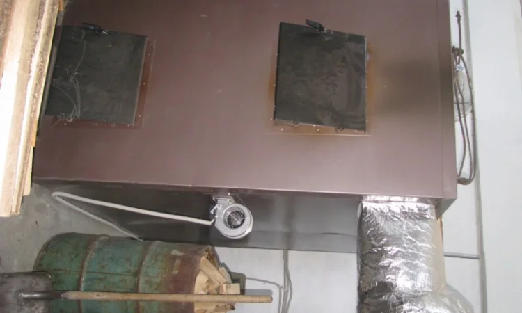 Котел пиролизный воздушного отопления КFPV-200 от производителя - фото № 3