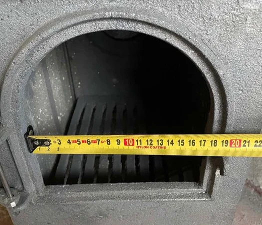 Пічка буржуйка піч чавунна чугунна топка камін для дому гаража сто дім - фото № 6