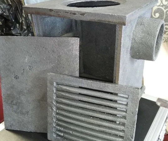 Буржуйка пічка піч чавунна чугунна топка камін для дому гаража сто - фото № 1