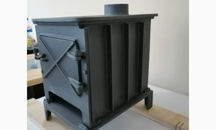 Буржуйка піч пічка чавунна чугунна топка камін для дому дачі гаража - фото № 1