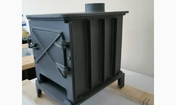 Печь чугунная 4 кВт камин, буржуйка - фото № 2