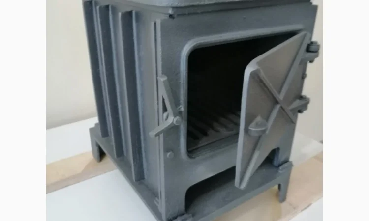 Печь чугунная 4 кВт камин, буржуйка - фото № 4